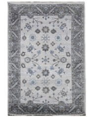 Diamond Carpets Ručně vázaný kusový koberec Diamond DC-USHAK silver/black 120x170