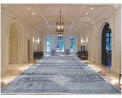 Diamond Carpets Ručně vázaný kusový koberec Diamond DC-HALI B Silver/blue 120x170