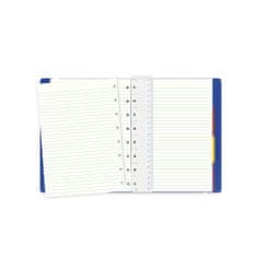 Filofax Blok s boční kroužkovou spirálou Notebooks A5, modrý, 56 listů