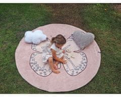 Lorena Canals Přírodní koberec, ručně tkaný Butterfly 160x160 (průměr) kruh