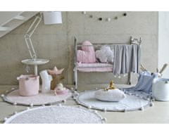 Lorena Canals Přírodní koberec, ručně tkaný Bubbly Soft Pink 120x120 (průměr) kruh