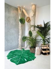 Lorena Canals AKCE: 120x180 cm Přírodní koberec, ručně tkaný Monstera Leaf 120x180