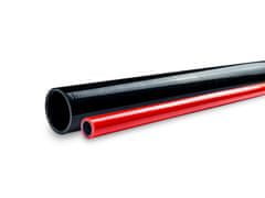 Escape6 Silikonová rovná hadice s vnitřním průměrem 48 mm, délka 0,5 m, barva: červená