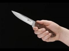 Böker Arbolito 02BA303G Relincho Madera lovecký nůž 12,8 cm, dřevo Guayacan, kožené pouzdro