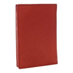 Delami Kožená peněženka na doklady Milady, červená