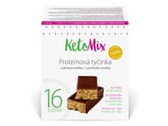 KetoMix Proteinové tyčinky s příchutí vanilky 16 porcí