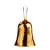 Goodwill Zlatý skleněný zvonek 13 cm