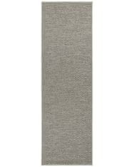 BT Carpet Běhoun Nature 104269 Grey/Anthracite – na ven i na doma 80x150