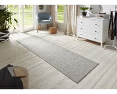 BT Carpet Běhoun Nature 104265 Cream/Grey – na ven i na doma 80x250
