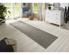 BT Carpet Běhoun Nature 104262 Grey/Multicolor – na ven i na doma 80x150