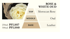 Ashleigh & Burwood Náplň do katalytické lampy ROSE & WHITE OUD (růže a bílý oud), 250 ml