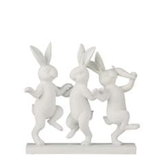 Lene Bjerre Tři tančící králíčci SEMINA výška 15,5 cm
