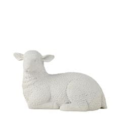 Lene Bjerre Bílá sedící ovečka SEMINA, velikost 7,5 cm