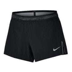 Nike W NK AROSWFT SHORT 4IN, 10 | RUNNING | WOMENS | SHORT | BLACK/WOLF GREY/WOLF GREY | L