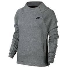 Nike W NSW TCH FLC TOP FNL, 10 | NSW OTHER SPORTS | WOMENS | LONG SLEEVE TOP | CARBON HEATHER/BLACK | S