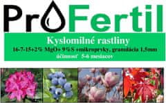 ProFertil Kyselomilné rostliny 16-7-15 + 4MgO 5-6M hnojivo (10 kg)