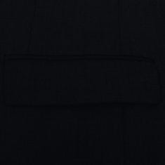 Greatstore Pánský dvoudílný business oblek černý, vel. 52