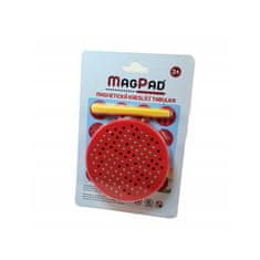 MagPad Magnetická kreslící tabulka Magpad Round cestovní - Červená