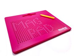 Magnetická kreslící tabulka Magpad Big 714 kuliček - Růžová