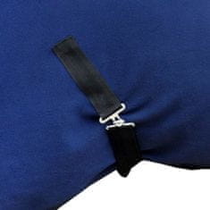 Greatstore Fleecová deka s obřišníkem 105 cm modrá