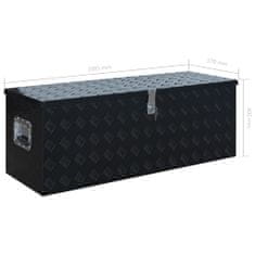 shumee Hliníkový box 1085 x 370 x 400 mm černý