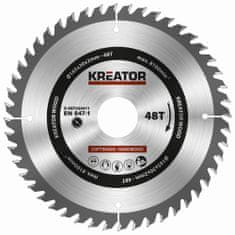 Kreator KRT020411 - Pilový kotouč na dřevo 165mm, 48T