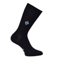 Zdravé Ponožky - pánské jednobarevné oblekové ponožky 34102 3-pack, hnědá, 43-46