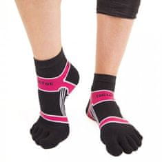 TOETOE dámské polyamidové sportovní barevné prstové ponožky SPORTSM,, 35-38