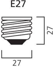 Diolamp  Retro LED Filament žárovka Clear Decor BRIA G100 6W/230V/E27/2700K/690Lm/360°/DIM