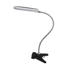 ACA Lightning  LED stolní lampička s vypínačem a klipem BAZ 5W/230V/4000K/340Lm/120°/IP20, černá