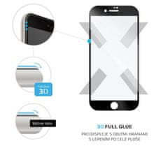 FIXED 3D Full-Cover ochranné tvrzené sklo pro Apple iPhone 7/8/SE 2020/2022, černé FIXG3D-100-033BK