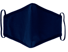 Rouška dětská, 2 ks, vel. 7-11 LET, 2 vrstvá, kapsička na filtr, modrá ( NAVY )