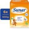 Sunar Complex 4 batolecí mléko, 6 x 600 g