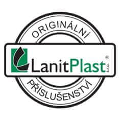 LanitPlast sada 50 pro profil TR 76/16 a 76/18 vrut, dist. podložka, PVC podložka s čepičkou (50 ks)
