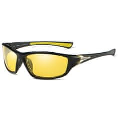 Dubery George 3 sluneční brýle, Black & Silver / Yellow