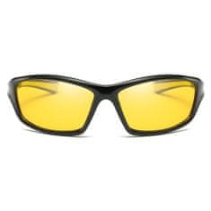 Dubery George 3 sluneční brýle, Black & Silver / Yellow