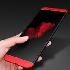 GKK 360 Full Body plastové pouzdro na Huawei Honor 7X, černé/červené