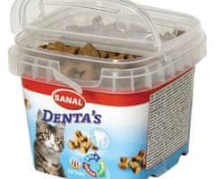 Sanal Dentas - snack na čištění zubů pro kočky 75g,