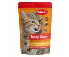 Sanal Cat tasty stars liver - hvězdičky s příchutí jater