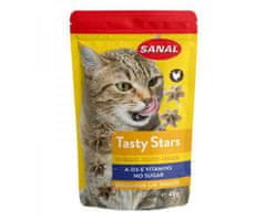 Sanal Cat tasty stars poultry - hvězdičky s př. drůbeže