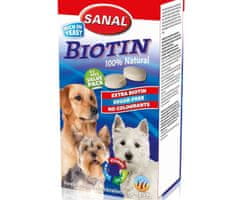 Sanal Biotin-kalciové tablety s biotinem 400g (4x100g)
