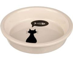 Trixie Keramická miska s černou kočkou