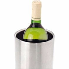 Gastrozone Chladící nádoba na víno 18 cm, dvoustěnná, nerez