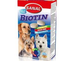 Sanal Biotin-kalciové tablety s biotinem 100 tbl/100g