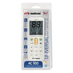 Meliconi Dálkové ovládání , 802101 AC100, ke klimatizaci, podsvícený displej, funkce hodin