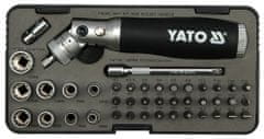 YATO Šroubovák ráčnový s příslušenstvím 42ks kloubový YT-2806 YATO