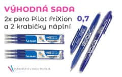 Pilot Sada 2x Pilot Frixion a 6 ks náplní 0,7mm