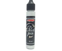 Pentart 3d perleťové pero 30ml - stříbrná, pentart, kontury