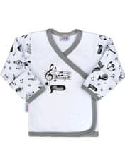 NEW BABY Kojenecká bavlněná košilka Music - 62 (3-6m)
