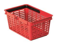 Durable Nákupní košík, červená, plast, 19 l